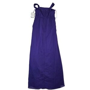 New Azazie Regency Purple Empire Waist Maxi Gown Dress JB4935 Womens Size 10